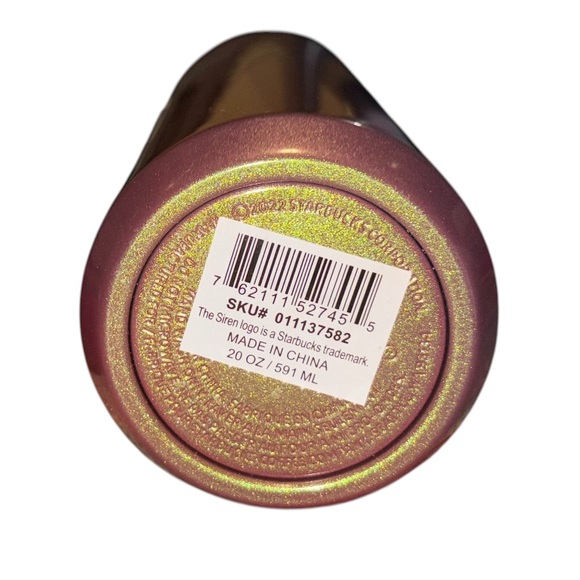 NEW Starbucks PINK GREEN Insulated Stainless Steel Thermos Bottle - Picture 6 of 9